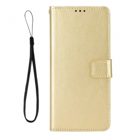 Läderskal Fodral Xiaomi Redmi Note 14 5g Flashigt Konstläder