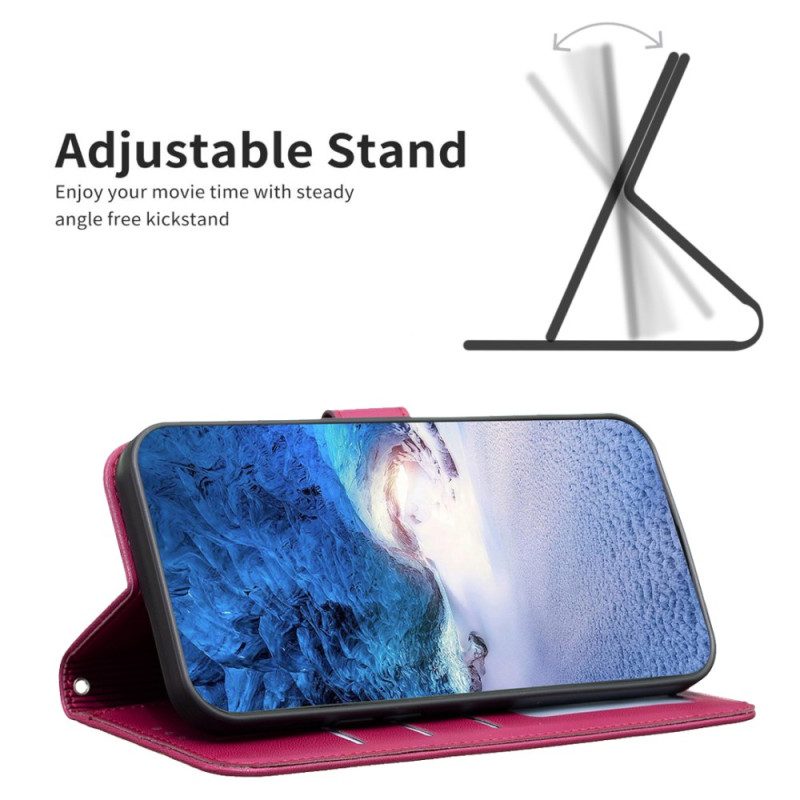 Läderskal Fodral Xiaomi Redmi Note 14 Pro 4g Klöverfärgad