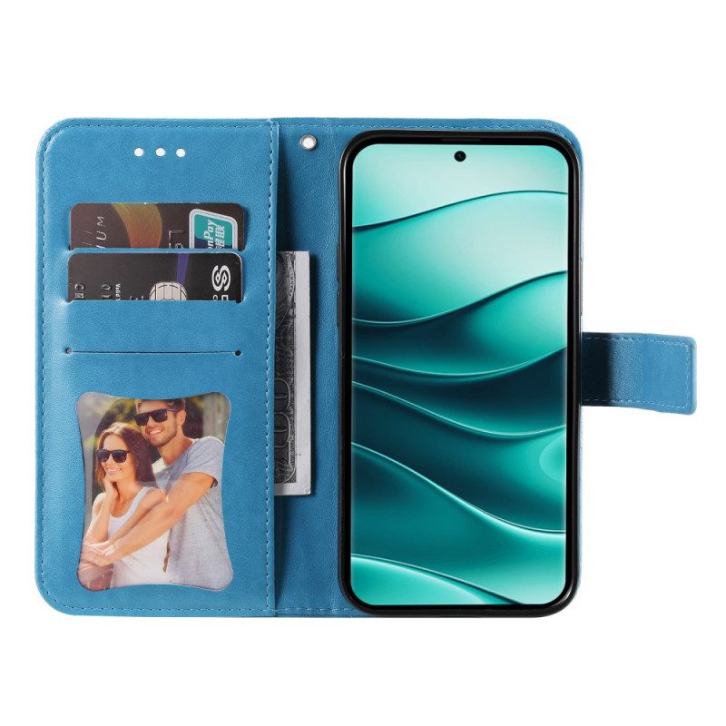 Läderskal Fodral Xiaomi Redmi Note 14 Pro 5g Mandala-tryck