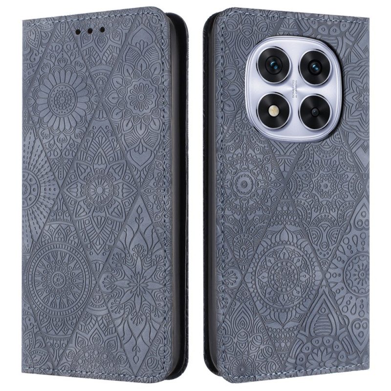 Läderskal Fodral Xiaomi Redmi Note 14 Pro 5g Patchwork