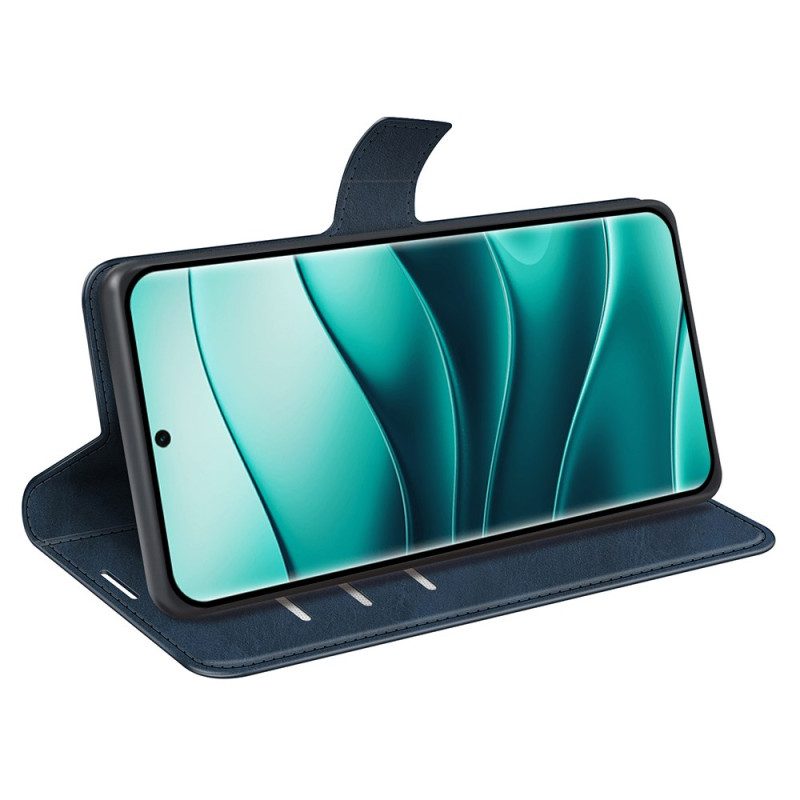 Läderskal Fodral Xiaomi Redmi Note 14 Pro Plus 5g Lädermodell