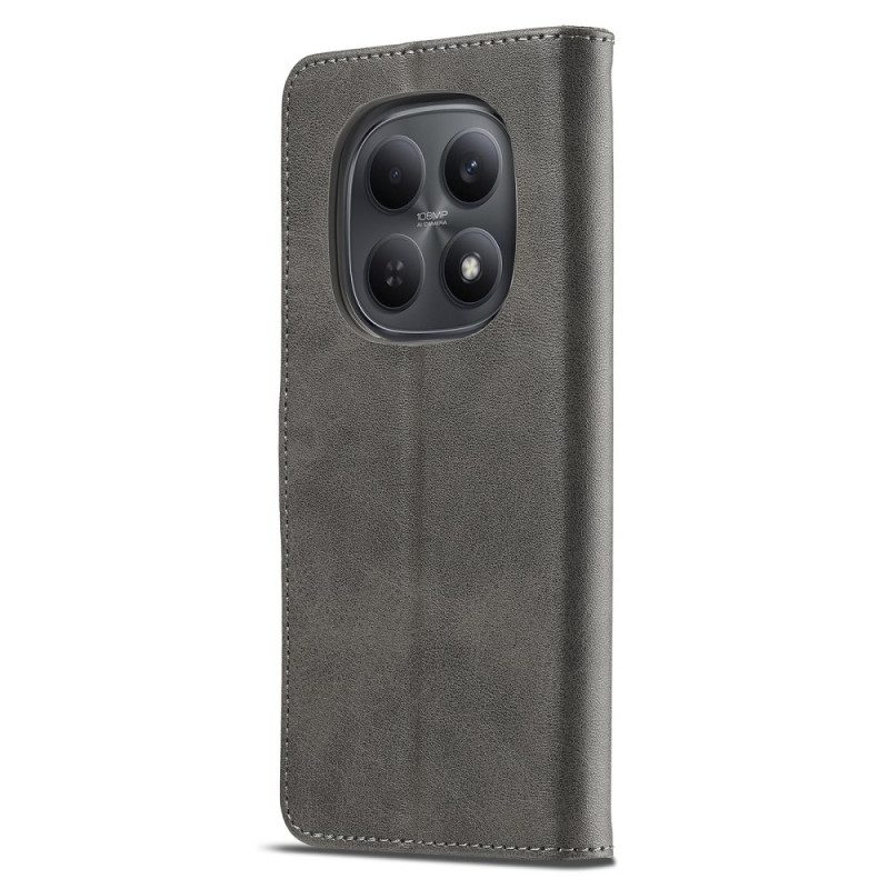 Läderskal Fodral Xiaomi Redmi Note 15 5g Lc.imeeke Lädereffekt