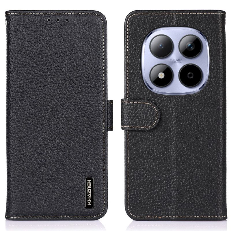 Läderskal Fodral Xiaomi Redmi Note 15 Pro 5g Khazneh-läder