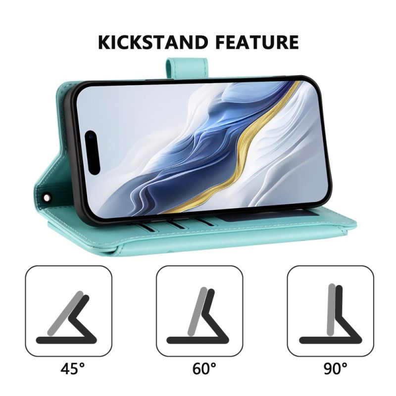 Läderskal Fodral Xiaomi Redmi Note 15 Pro Plus 5g Blommig Plånbok