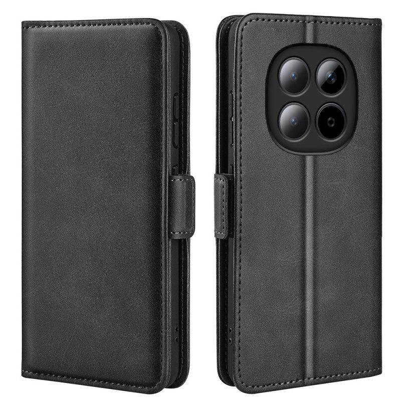 Läderskal Fodral Xiaomi Redmi Note 15 Pro Plus 5g Dubbelspänne