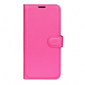 Läderskal Fodral Xiaomi Redmi Note 15 Pro Plus 5g Litchi-konstläder