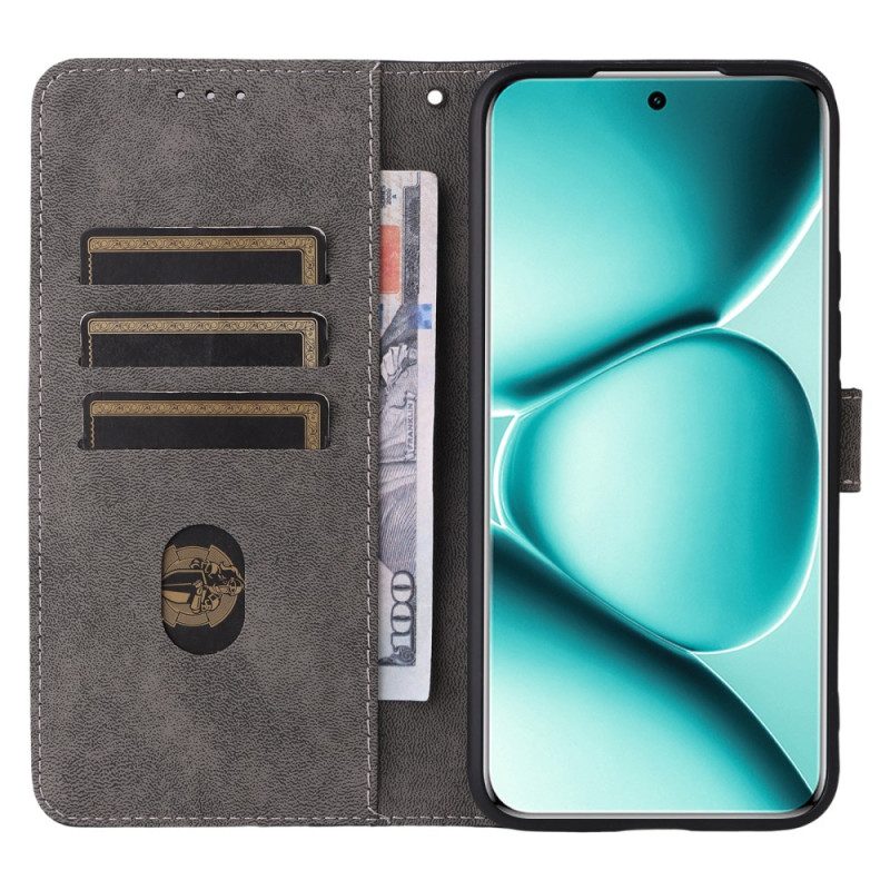 Läderskal Fodral Xiaomi Redmi Note 15 Pro Plus 5g Mockaeffekt Med Rem