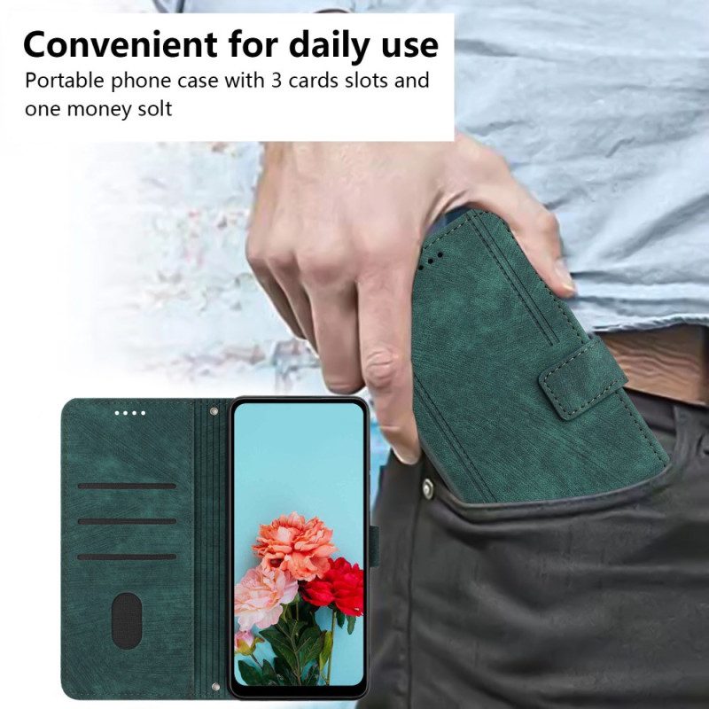 Läderskal Fodral Xiaomi Redmi Note 15 Pro Plus 5g Retrodesign
