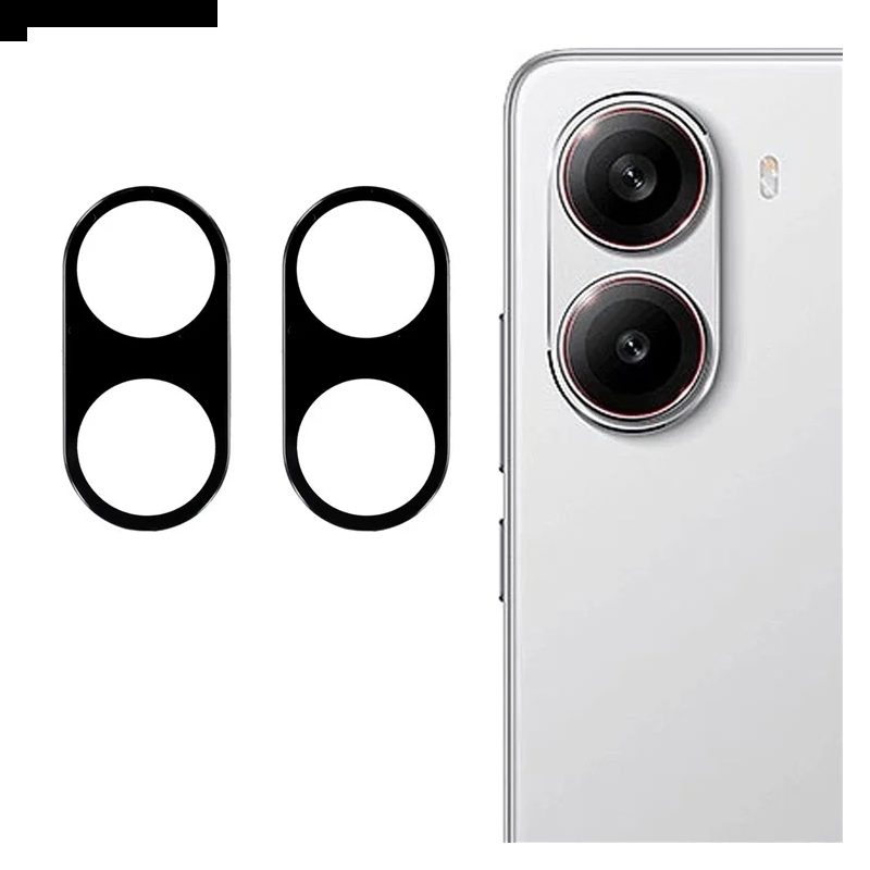 Linsskydd I Härdat Glas För Poco X7 Pro 5g (svart Version)