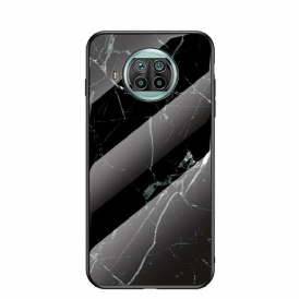 Mobilskal För Xiaomi Mi 10 Lite Marmorfärger Härdat Glas