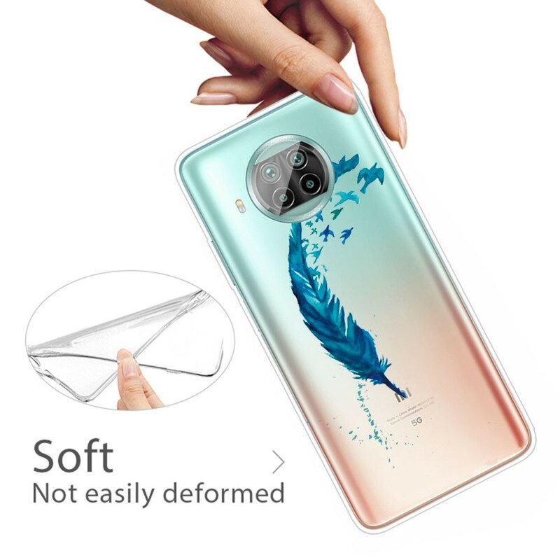 Mobilskal För Xiaomi Mi 10T Lite / Redmi Note 9 Pro 5G Vacker Fjäder