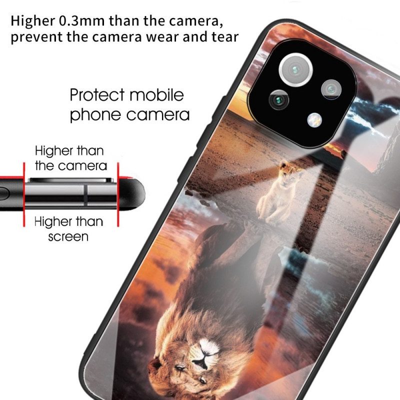 Mobilskal För Xiaomi Mi 11 Lite 5G NE / Mi 11 Lite 4G / 5G Cub Dream Härdat Glas