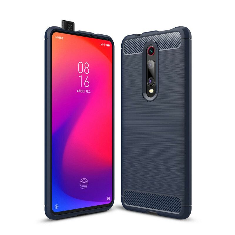 Mobilskal För Xiaomi Mi 9T / Mi 9T Pro Borstad Kolfiber