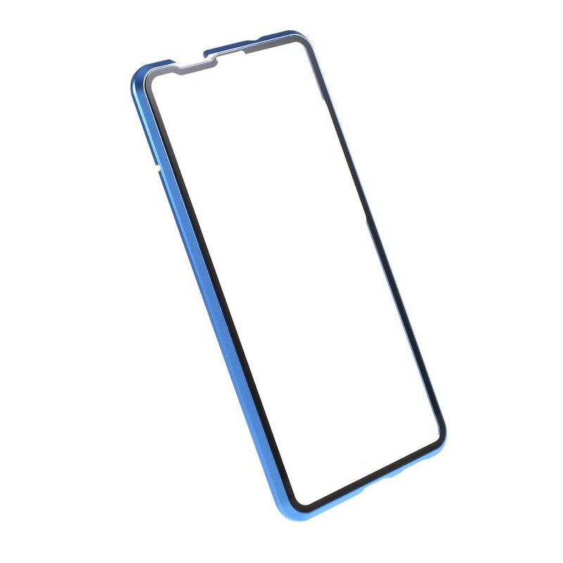 Mobilskal För Xiaomi Mi 9T / Mi 9T Pro Metallkanter Och Härdat Glas