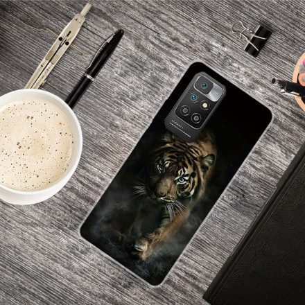 Mobilskal För Xiaomi Redmi 10 Flexibel Tiger