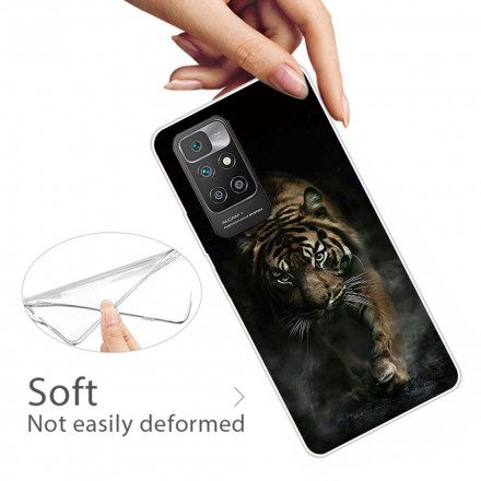 Mobilskal För Xiaomi Redmi 10 Flexibel Tiger