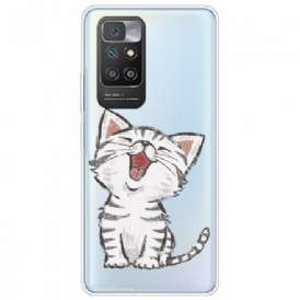 Mobilskal För Xiaomi Redmi 10 Härlig Katt
