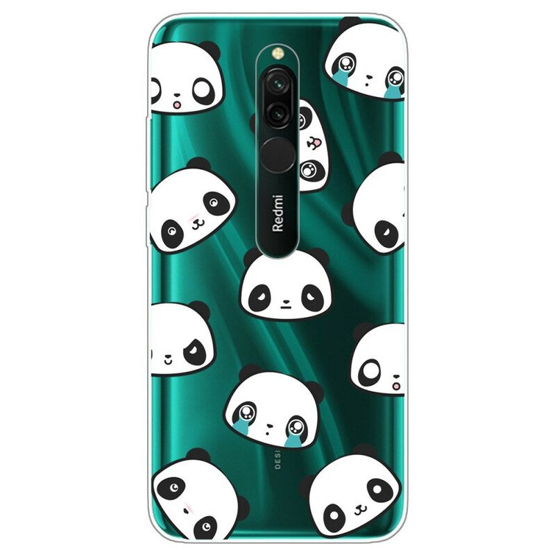 Mobilskal För Xiaomi Redmi 8 Sentimentala Pandor
