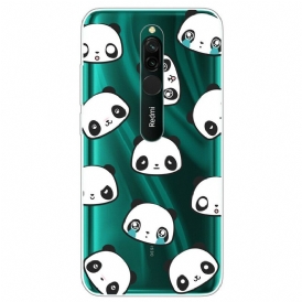Mobilskal För Xiaomi Redmi 8 Sentimentala Pandor