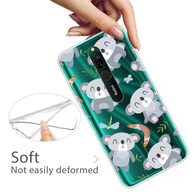 Mobilskal För Xiaomi Redmi 8 Söta Koalor