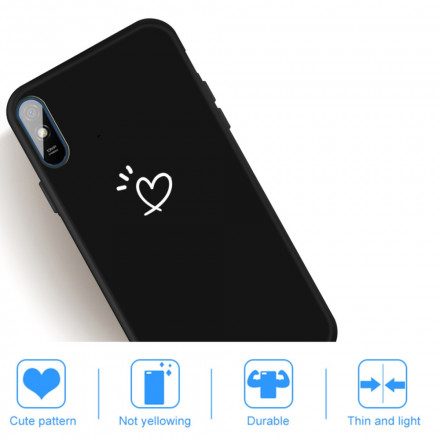 Mobilskal För Xiaomi Redmi 9A Beating Heart Silikon