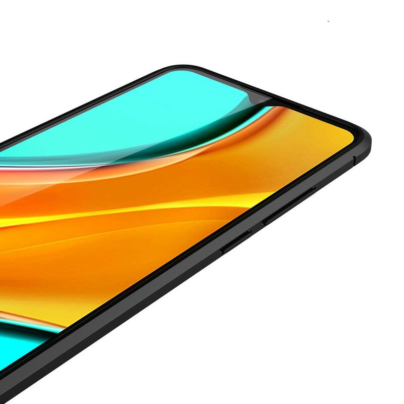 Mobilskal För Xiaomi Redmi 9C Double Line Litchi Lädereffekt