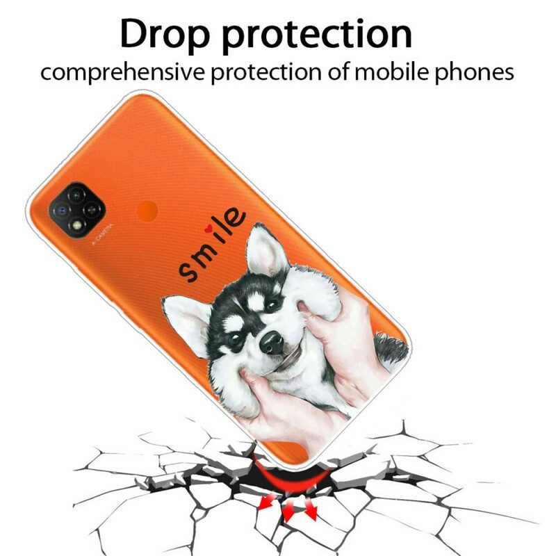 Mobilskal För Xiaomi Redmi 9C Smile Dog