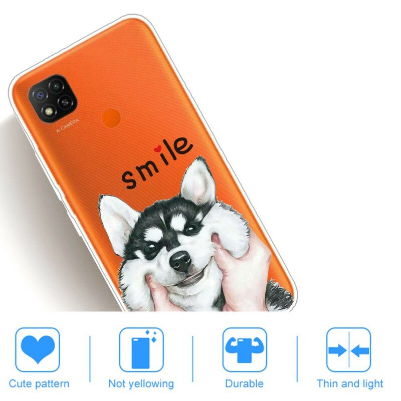 Mobilskal För Xiaomi Redmi 9C Smile Dog