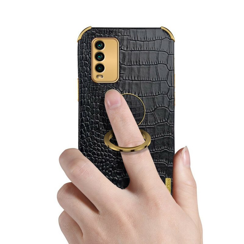 Mobilskal För Xiaomi Redmi 9T X-case Krokodilskinnseffekt