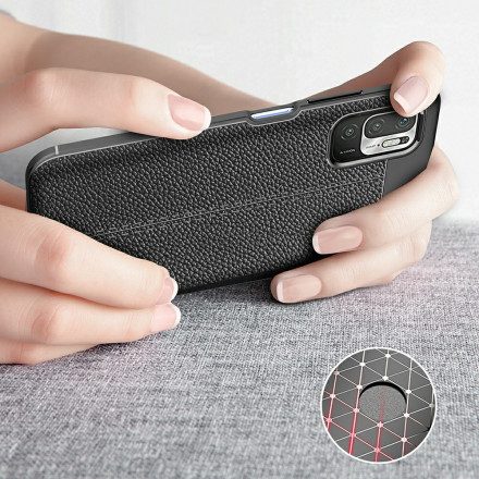 Mobilskal För Xiaomi Redmi Note 10 5G / Poco M3 Pro 5G Dubbellinje Litchi-lädereffekt
