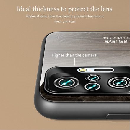 Mobilskal För Xiaomi Redmi Note 10 Pro Trädesign Härdat Glas