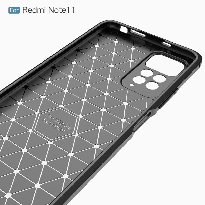 Mobilskal För Xiaomi Redmi Note 11 / 11S Borstad Kolfiber