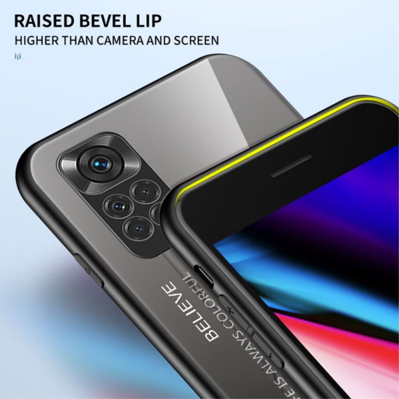 Mobilskal För Xiaomi Redmi Note 11 / 11S Hej Härdat Glas