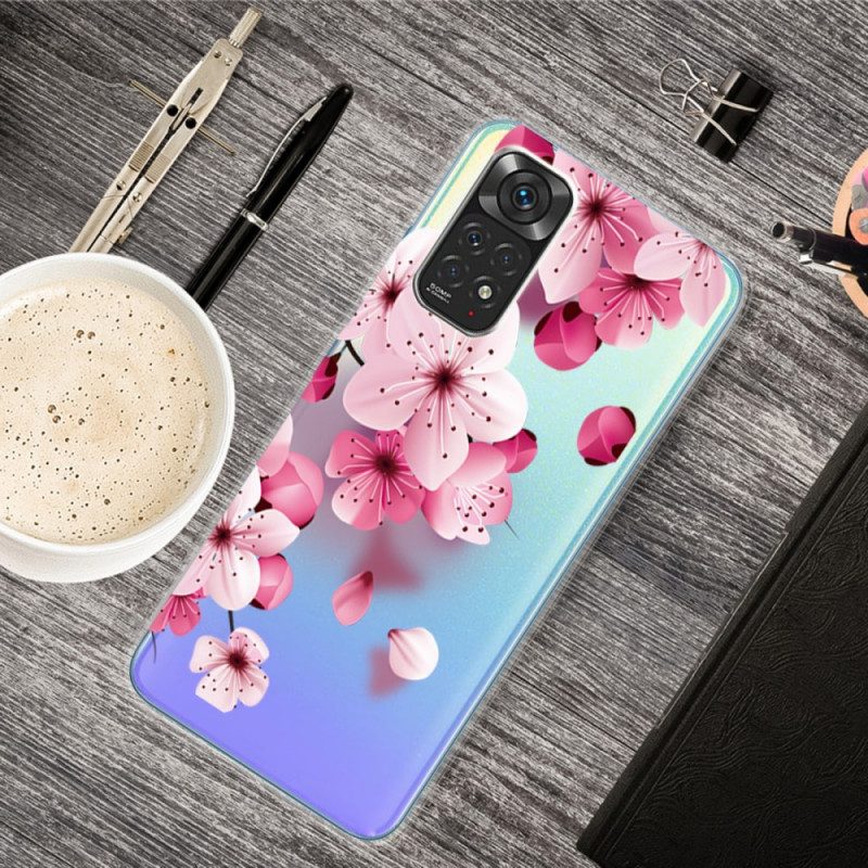 Mobilskal För Xiaomi Redmi Note 11 / 11S Små Rosa Blommor