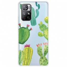Mobilskal För Xiaomi Redmi Note 11 Pro Plus 5G Kaktus Akvarell
