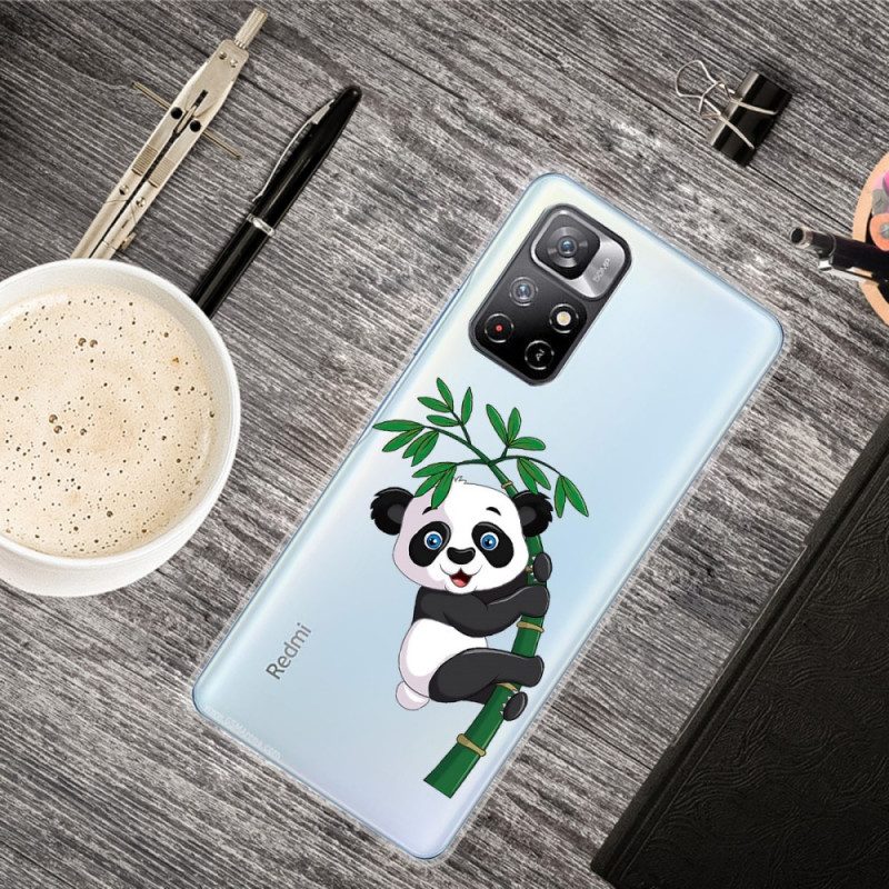 Mobilskal För Xiaomi Redmi Note 11 Pro Plus 5G Panda På Bambu