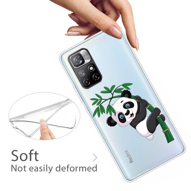 Mobilskal För Xiaomi Redmi Note 11 Pro Plus 5G Panda På Bambu