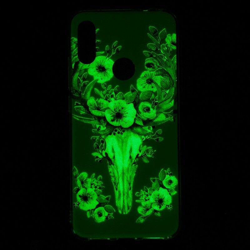 Mobilskal För Xiaomi Redmi Note 7 Fluorescerande Blomälg