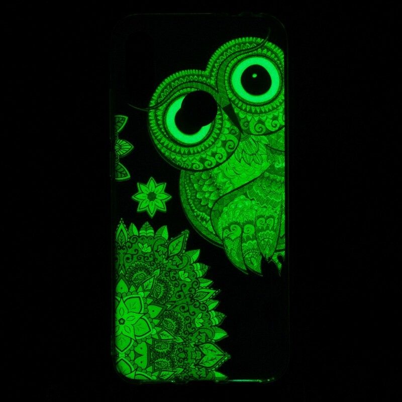 Mobilskal För Xiaomi Redmi Note 7 Fluorescerande Mandalauggla