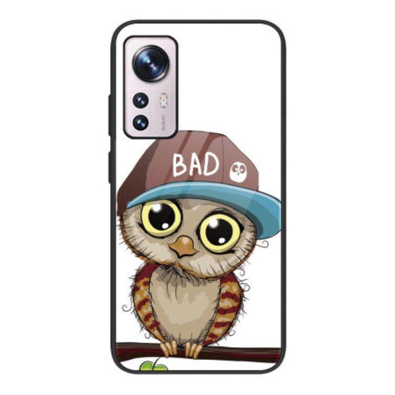 Mobilskal Xiaomi 12 / 12X Bad Owl Härdat Glas