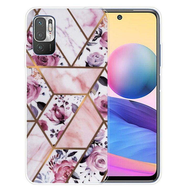 Mobilskal Xiaomi Redmi Note 10 5G Geometrisk Marmor