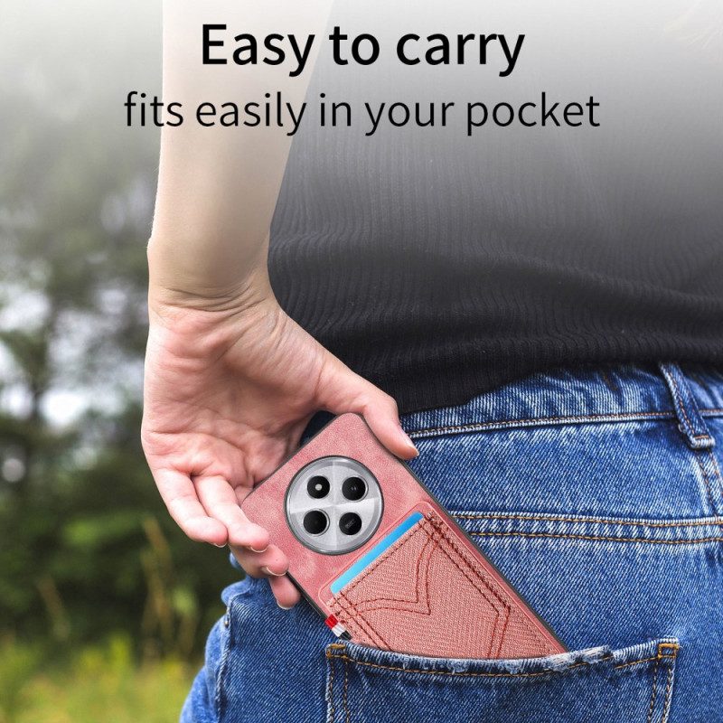 Skal För Poco C75 Korthållare I Denim