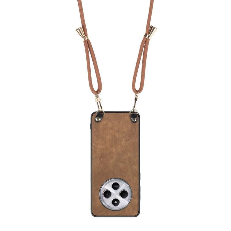 Skal För Poco C75 Retro Lädereffekt