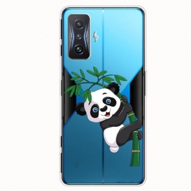 Skal För Poco F4 GT Panda På Sin Bambu