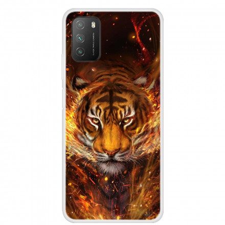 Skal För Poco M3 Brandtiger