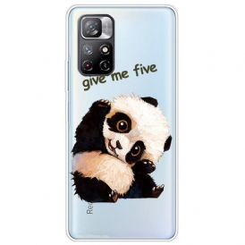 Skal För Poco M4 Pro 5G Panda Ge Mig Fem
