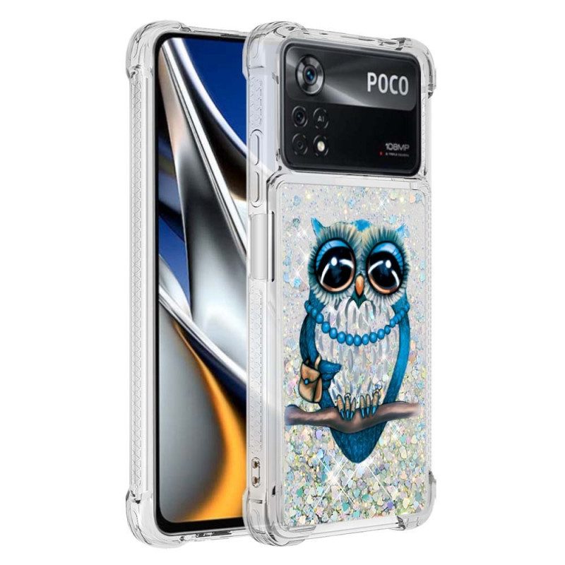 Skal För Poco X4 Pro 5G Fru Glitter Owl