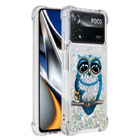 Skal För Poco X4 Pro 5G Fru Glitter Owl