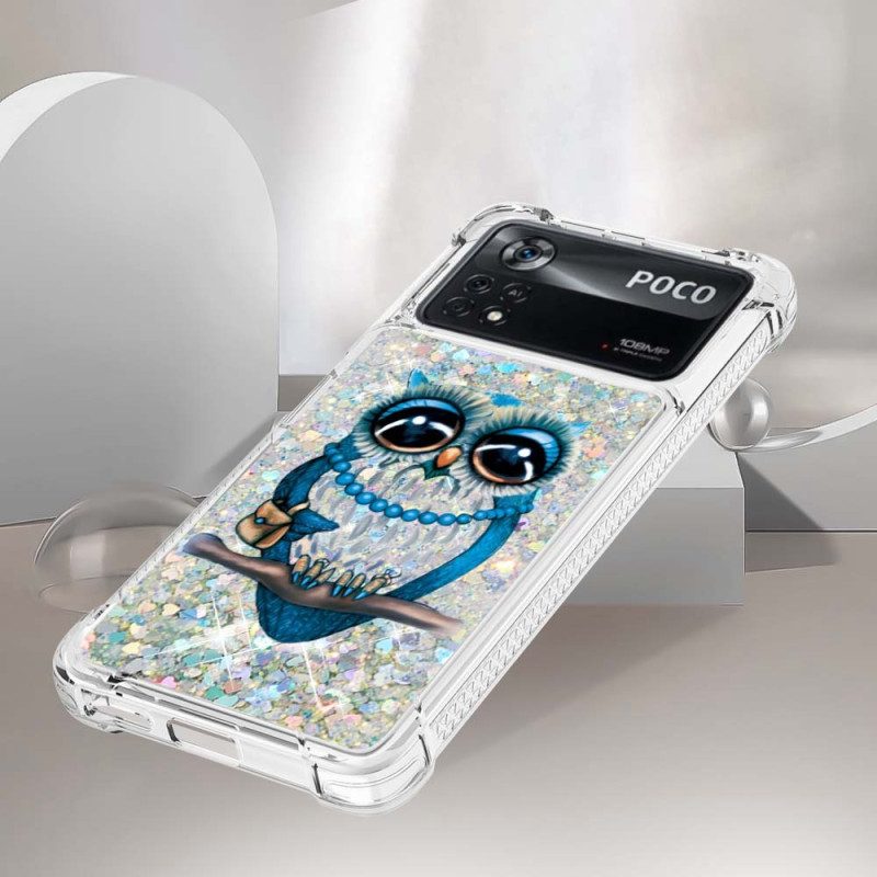 Skal För Poco X4 Pro 5G Fru Glitter Owl