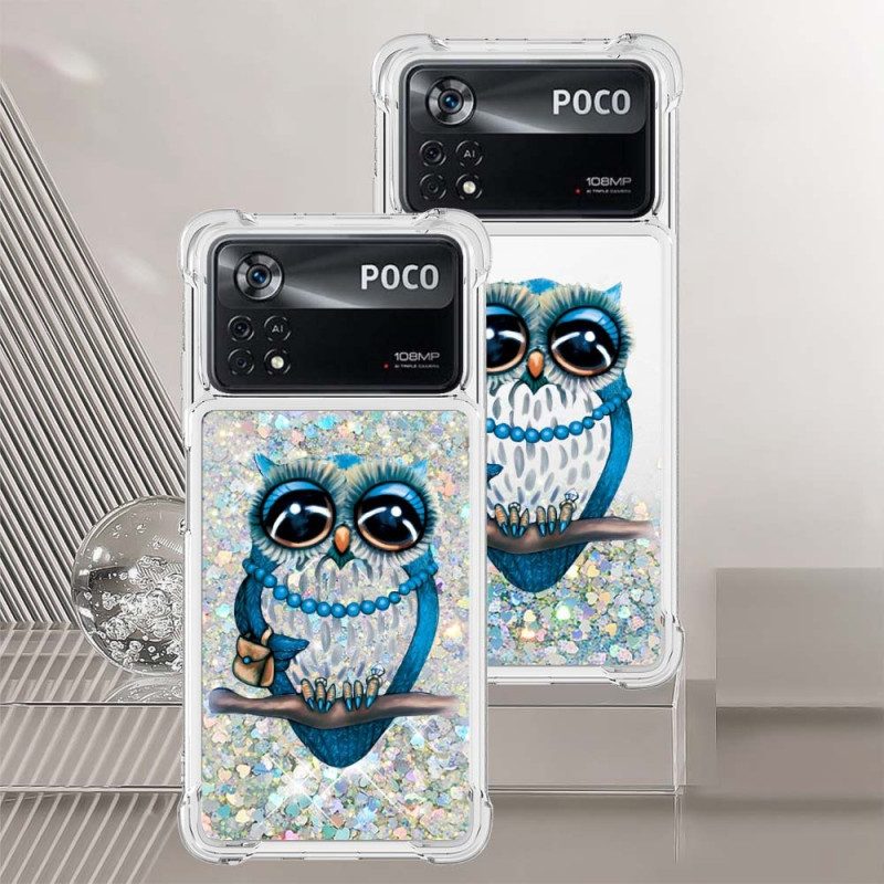 Skal För Poco X4 Pro 5G Fru Glitter Owl